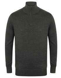 Men´s Quarter Zip Jumper - W729 - Henbury