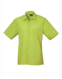Men´s Poplin Short Sleeve Shirt - PW202 - Premier Workwear