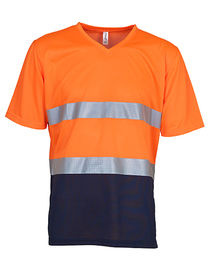 Hi-Vis Top Cool Super Light V-Neck T-Shirt - YK910 - YOKO