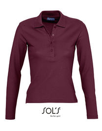 Women´s Long Sleeve Polo Podium - L535 - SOL´S