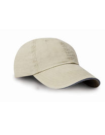 Washed Fine Line Cotton Cap With Sandwich Peak - RH54 - Result Headwear