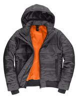 Dark Grey (Solid) Neon Orange