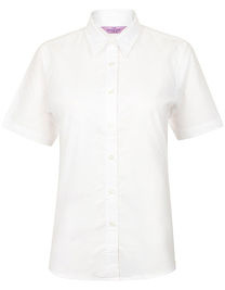 Ladies´ Classic Short Sleeved Oxford Shirt - W516 - Henbury