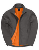 Dark Grey (Solid) Neon Orange
