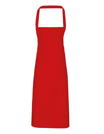 Organic Cotton Bib Apron (No Pocket) - PW102 - Premier Workwear
