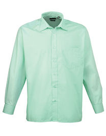 Men´s Poplin Long Sleeve Shirt - PW200 - Premier Workwear