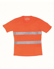 Hi-Vis Top Cool Super Light V-Neck T-Shirt - YK910 - YOKO