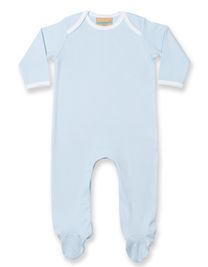 Contrast Long Sleeved Sleepsuit - LW053 - Larkwood