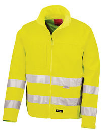High Vis Soft Shell Jacket - RT117 - Result Safe-Guard
