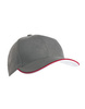 Dark Grey Red White