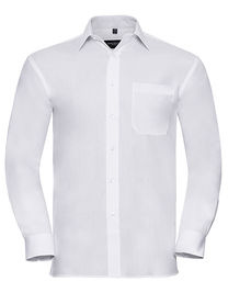 Men´s L/S Pure Cotton Easy Care Poplin Shirt - Z936 - Russell Collection