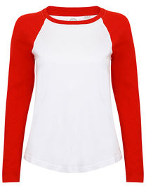 Women´s Long Sleeved Baseball T - SF271 - SF Women