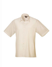 Men´s Poplin Short Sleeve Shirt - PW202 - Premier Workwear
