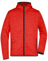 Red Melange Black