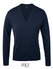 Men´s Golden V-Neck Knitted Cardigan - L418 - SOL´S