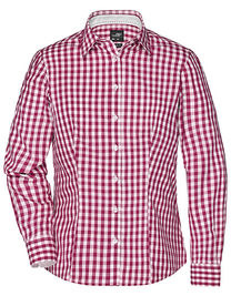 Ladies´ Checked Blouse - JN616 - James&Nicholson