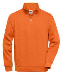 Workwear Half Zip Sweat - JN831 - James&Nicholson