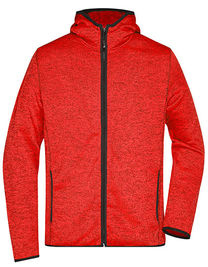 Men´s Knitted Fleece Hoody - JN589 - James&Nicholson