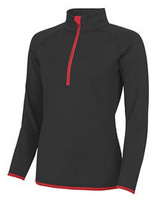 Jet Black Fire Red