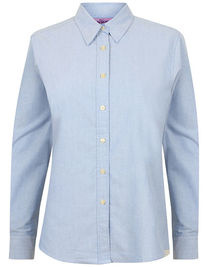 Ladies´ Classic Long Sleeved Oxford Shirt - W511 - Henbury