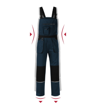 RIMECK® Spodnie robocze ogrodniczki męskie Woody (W0202)