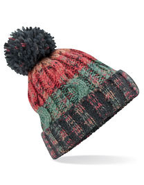 Corkscrew Pom Pom Beanie - CB486 - Beechfield