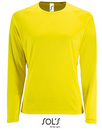 Women´s Long Sleeve Sports T-Shirt Sporty - L02072 - SOL´S